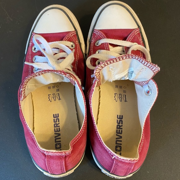 Maroon Converse - Picture 3 of 5
